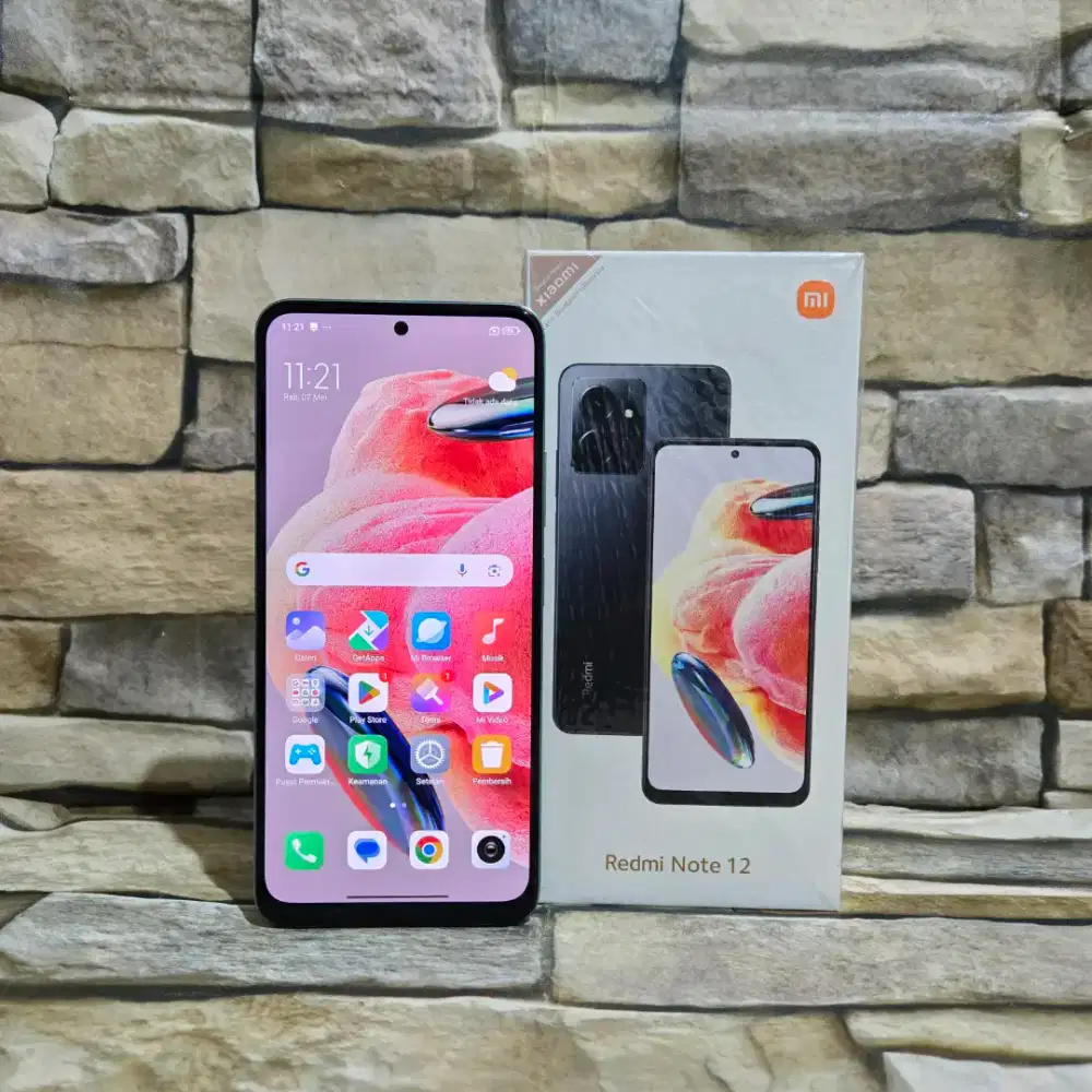 Xiaomi Redmi Note 12 6/128 4G Fullset Segel Normal Mulus 95%
