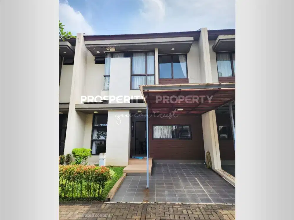 Rumah Lebar 7 di Cluster Askara Vanya Park Siap Huni Semi Furnish 3 Kamar Tidur Hadap Selatan di BSD City
