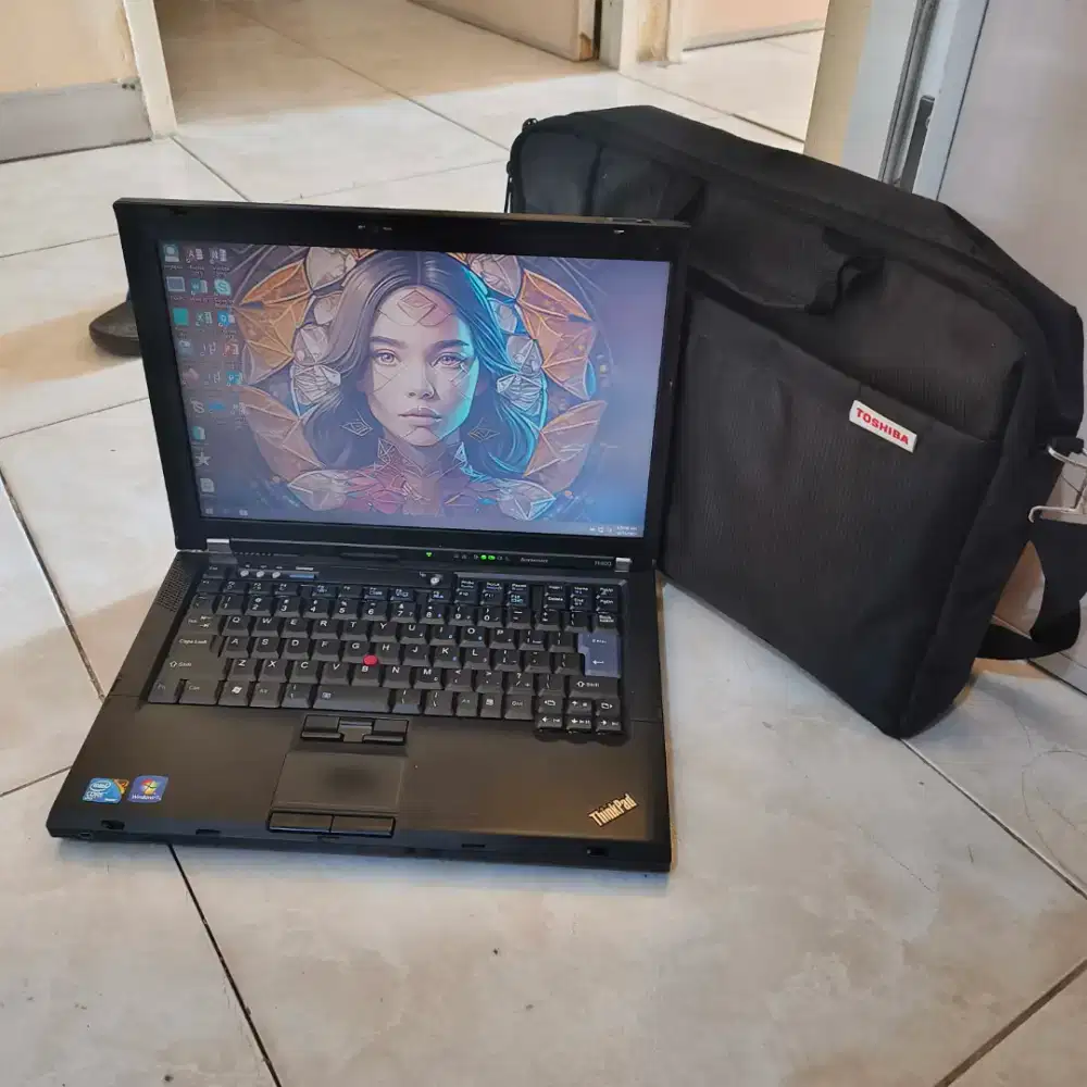 LAPTOP LENOVO THINKPAD R400 RAM 6GB SSD 128GB LAYAR 14 INCH