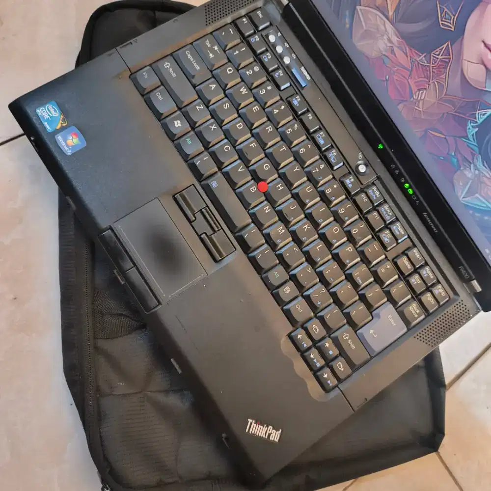 LAPTOP MURAH LENOVO THINKPAD R400 RAM 6GB SSD 128GB LAYAR 14 INCH