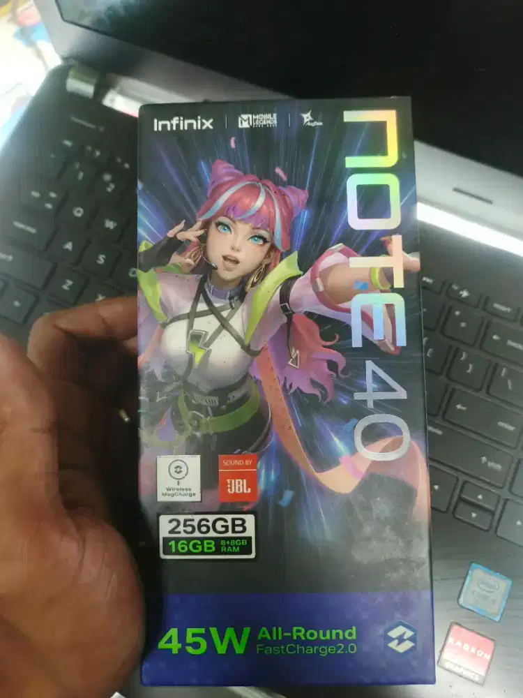 Infinix note 40 hp + dus aja