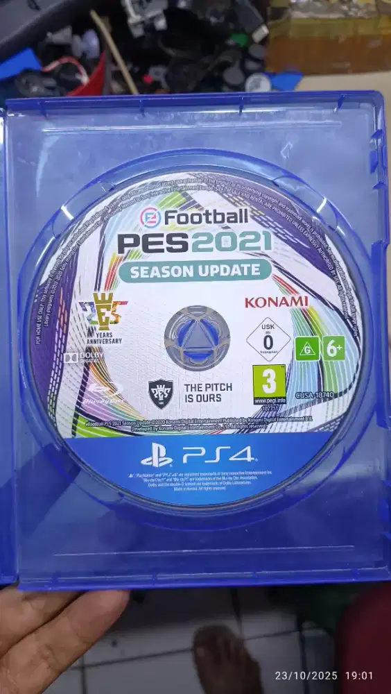 Kaset PS4 PES 21 second mulus