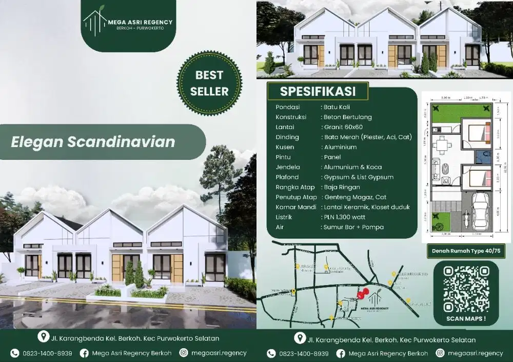 Rumah Murah Minimalis di Pusat Kota Purwokerto