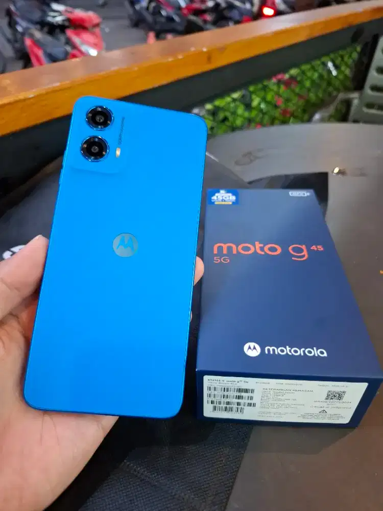 Motorola G45 8/256 fullset sampe nota mulus