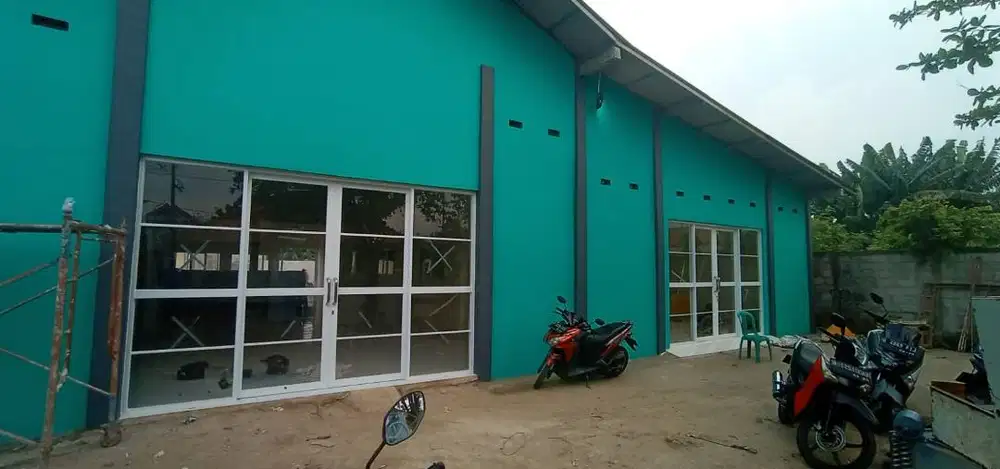 Pasang Kusen Alumunium - Aluminium + Plafon Partisi Sekat Gypsum  PVC