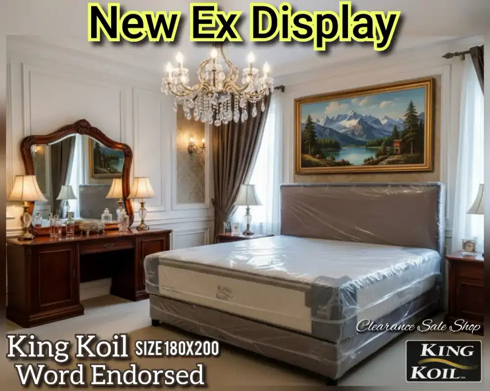 KING KOIL WORD ENDORSED NEW EX DISPLAY