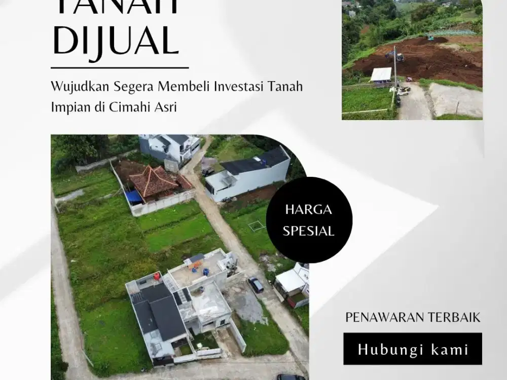 Kavling SHM Cimahi: 7 KM ke UNJANI Ditempuh Cepat!!