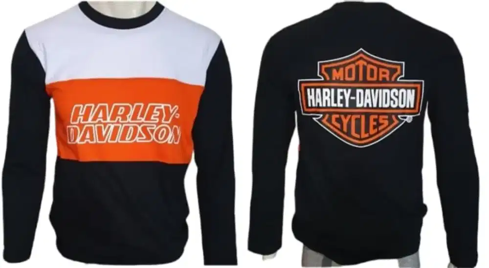 Kaos lengan panjang harley davidson keren premium