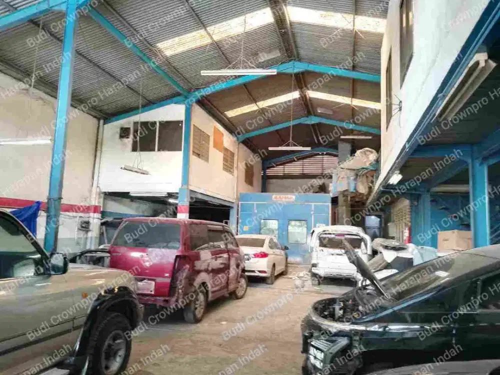 Disewakan ex bengkel lokasi sunter jakarta Utara kses deket tol