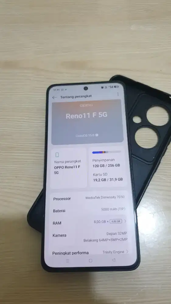 Oppo reno 11 f5g 8+4/256gb mulus