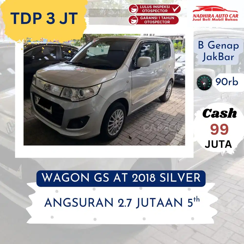Promo TDP 3 Juta Wagon GS AT 2018 Silver