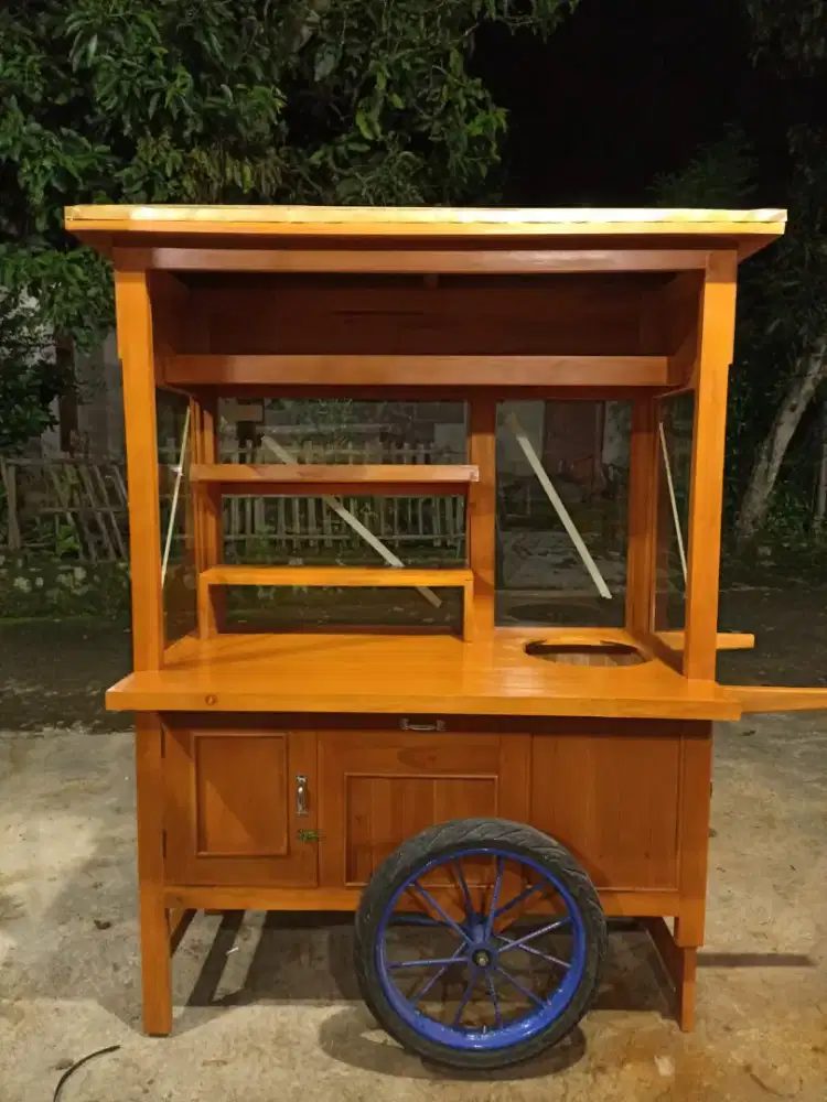 Sedia Gerobak Angkringan, Bakso Mie Ayam, Bubur, Sate, Soto, Pecel dll