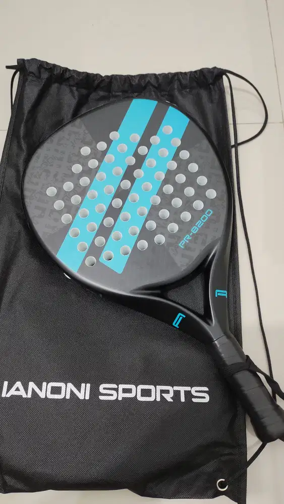 Raket padel baru 1x pakai + tas