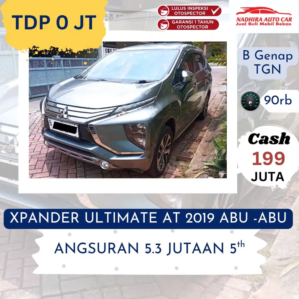 Promo TDP 0 Rupiah Xpander Ultimate AT 2019 Abu