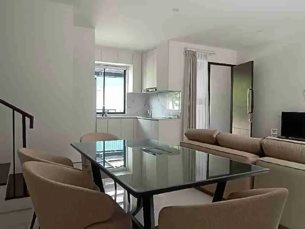 Rumah Modern 2Lantai minimalis furnish siap huni Graha Natura