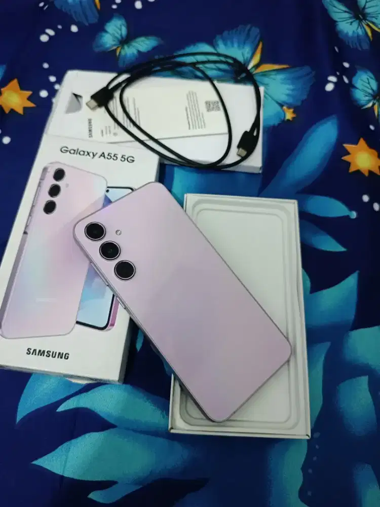 Samsung A55 5G Ram12+12/256 Fullset Mulus Likenew No Minus