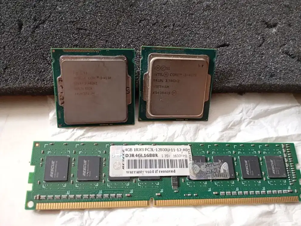 Processor i3 gen 4 dan ram PC 4gb