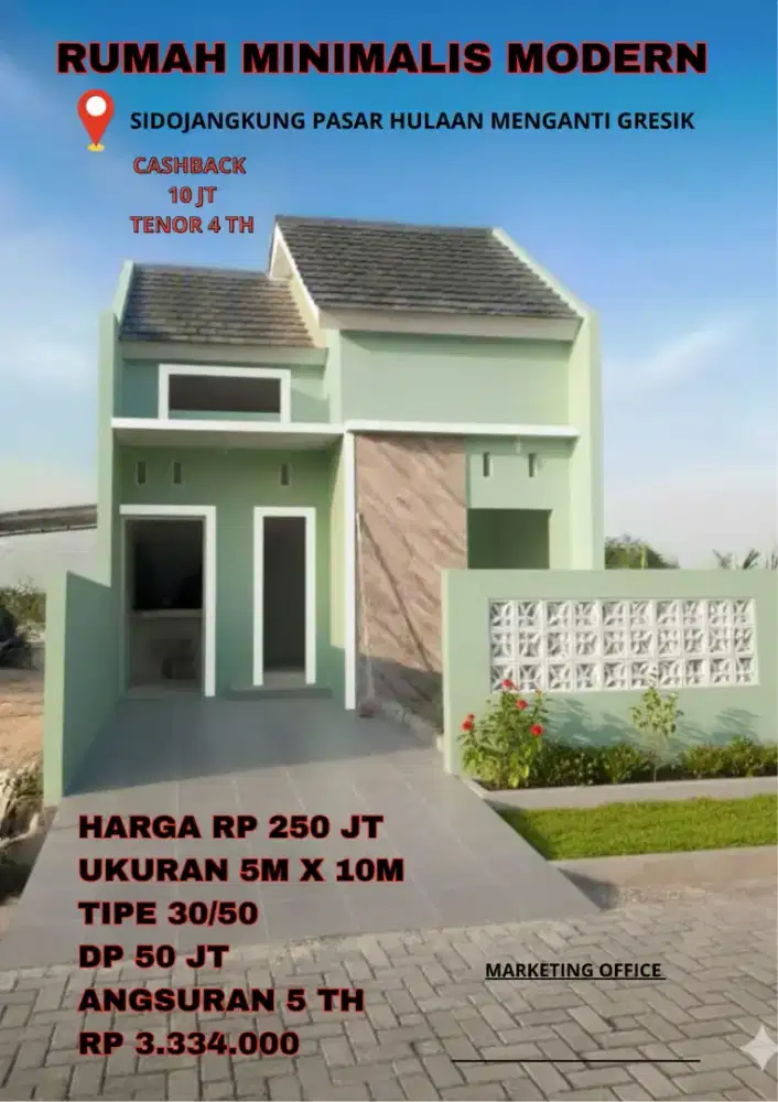 Rumah Murah Dekat Pasar Hulaan