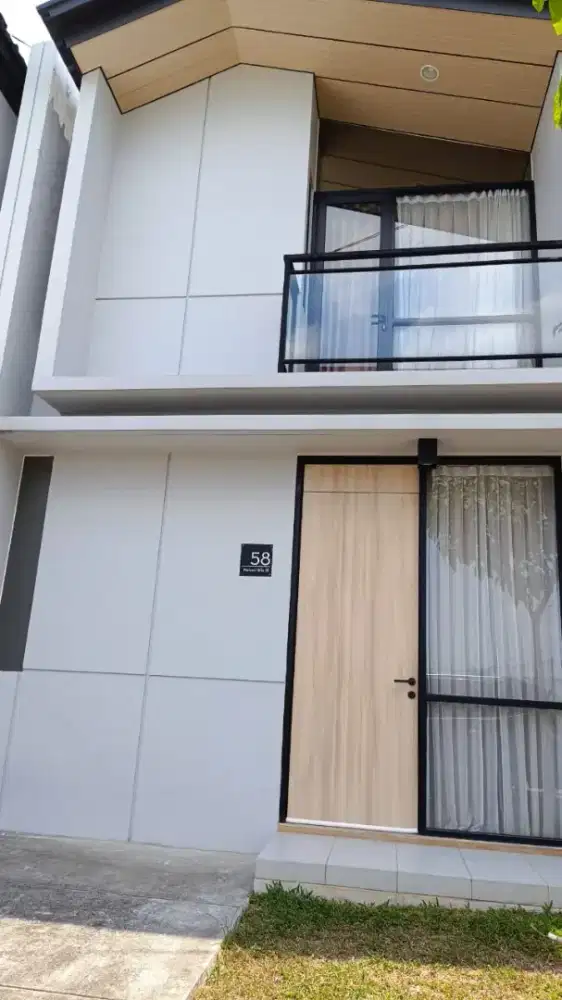 Disewakan Rumah 2 lantai furnished cluster exclusive di karawang barat