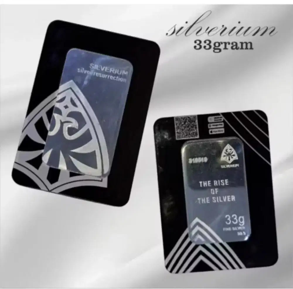 Perak batangan silverium 33 gram