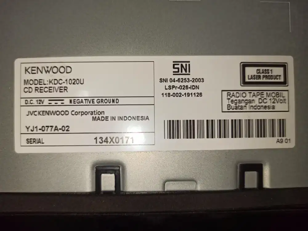 Head unit kenwood bluetooth