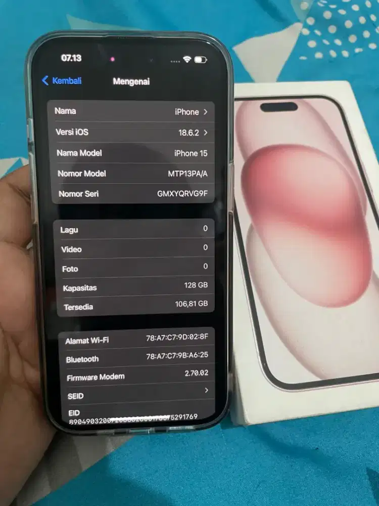 Iphone 15 128gb ibox