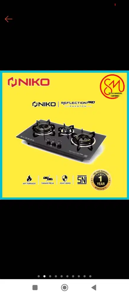 jual kompor gas tanam dan hood coker