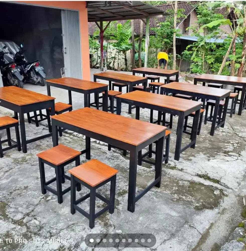 di juwal meja kursi lestoran 1 set