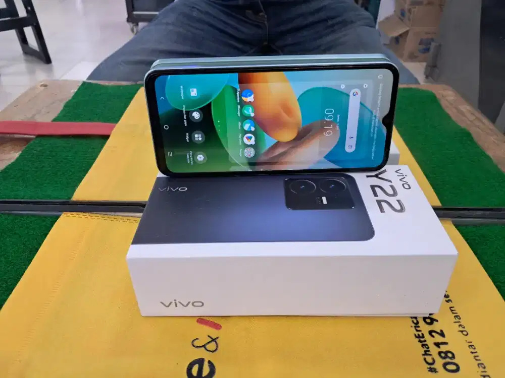 VIVO Y 22 Ram 4 /128 gb lengkap normal no minus