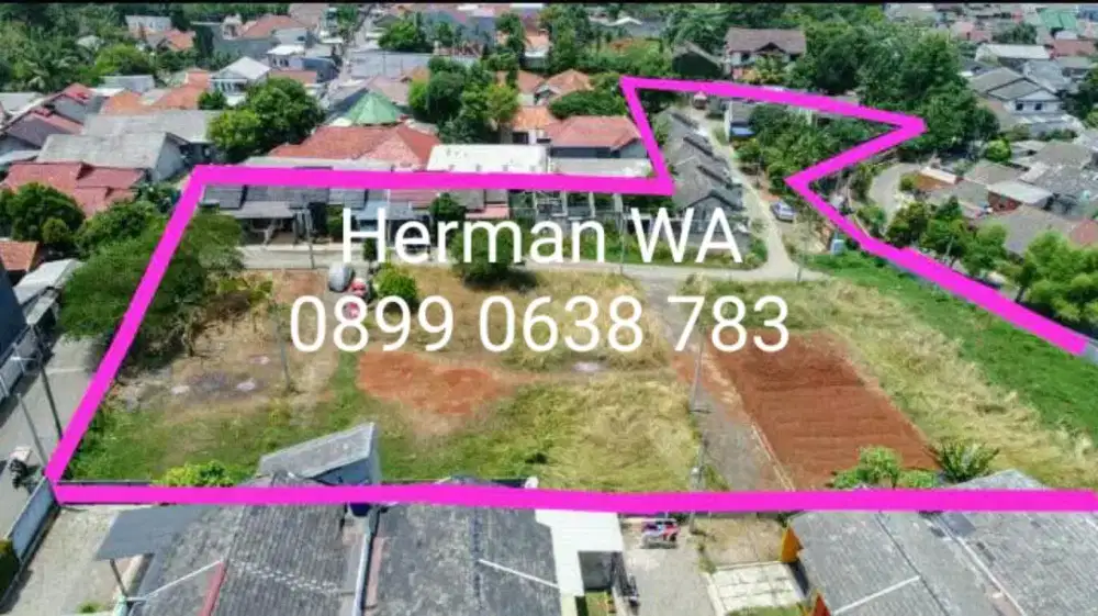 Tanah murah habiss SHM pas utk cluster dkt kampus Pamulang Tangsel