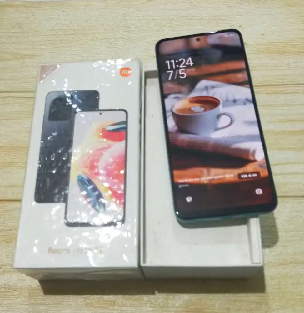Xiaomi redmi note 12 4G 6/128 fullset segel mulus 95% dan bergaransi