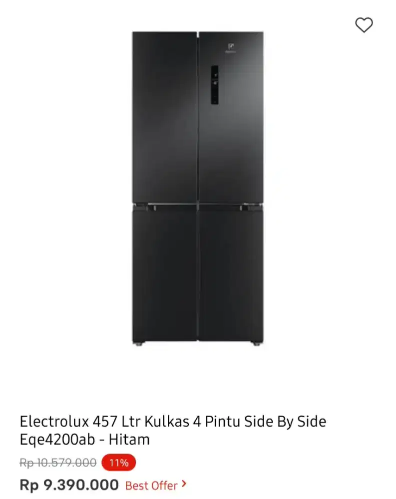 KULKAS ELECTROLUX 457 LITER