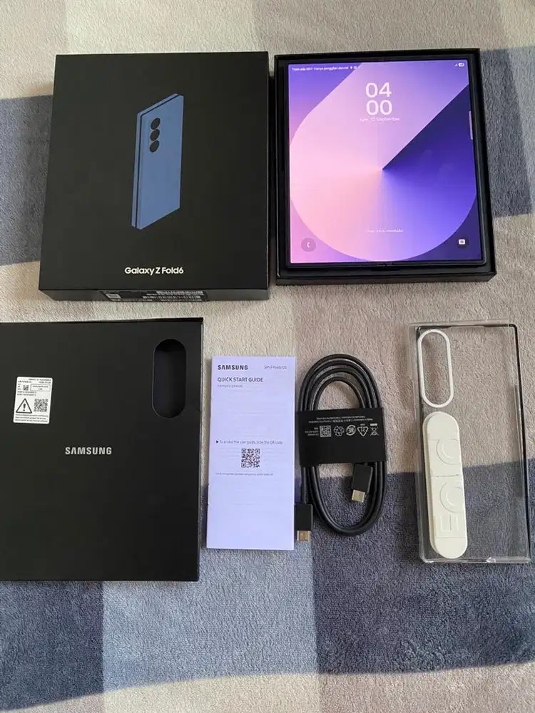 Samsung Z Fold 6 12/512GB Resmi sein Fullset original