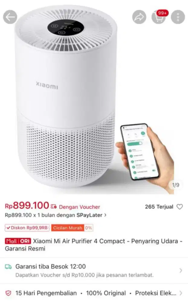XIAOMI Mi air PURIFIER 4 compact