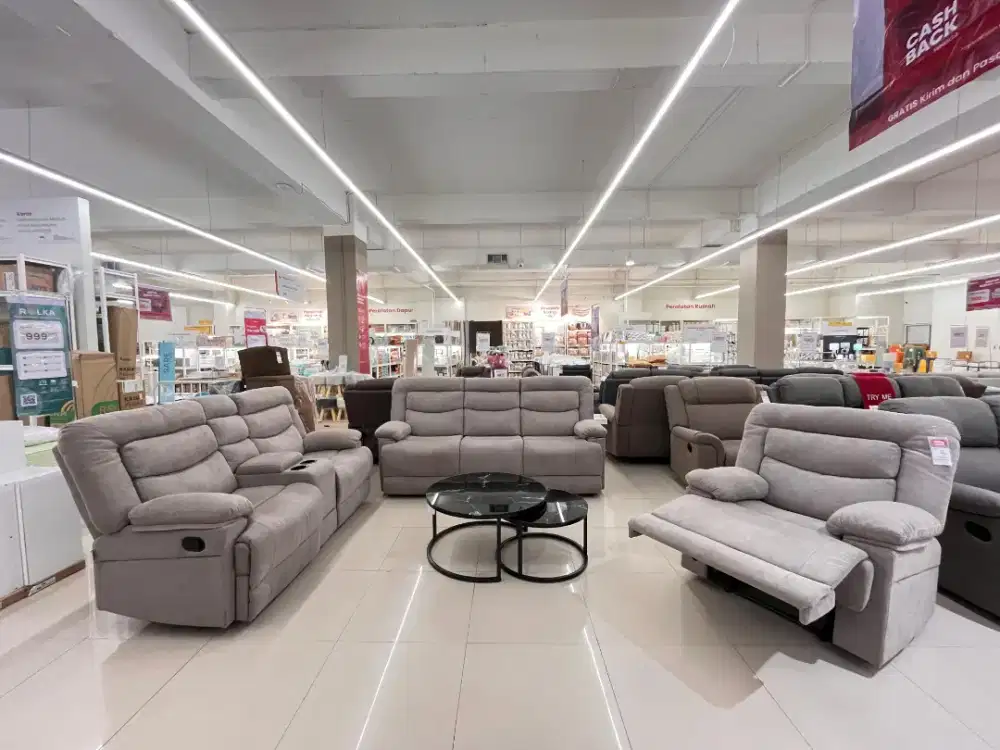 Sofa set recliner mewah