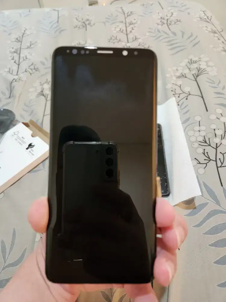 lcd copotan original samsung s9 plus warna hitam
