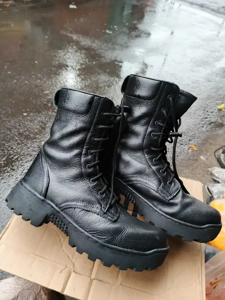 Jual sepatu pdl jatah TNI 2025 original size 40 bisa byar cod