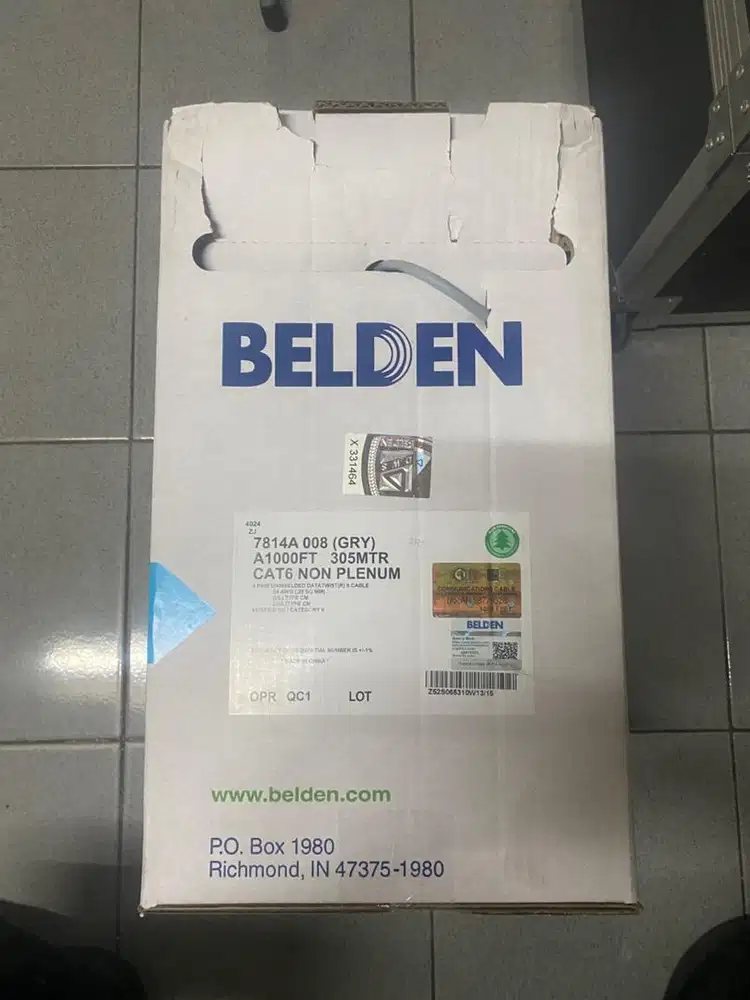 Cat6 belden grey