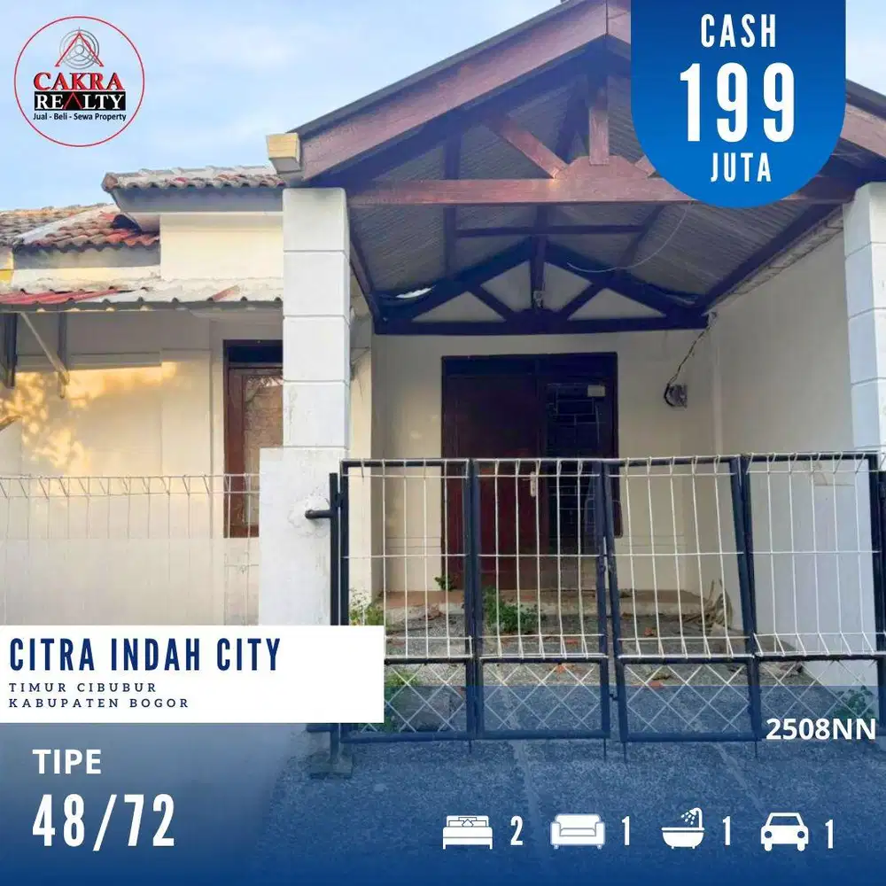 Rumah minimalis murah di citra indah city
