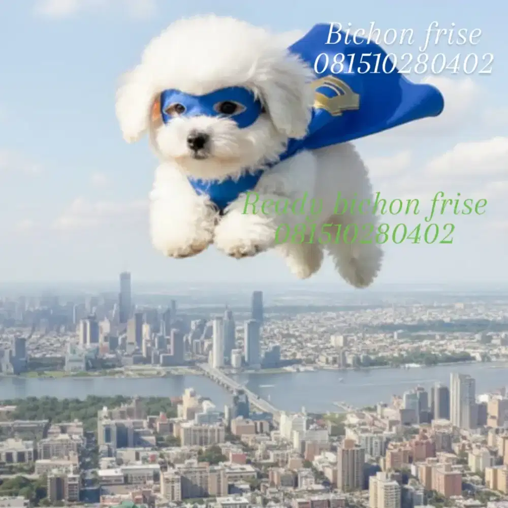 Dijual anjing bichon frise, poodle, yorkie