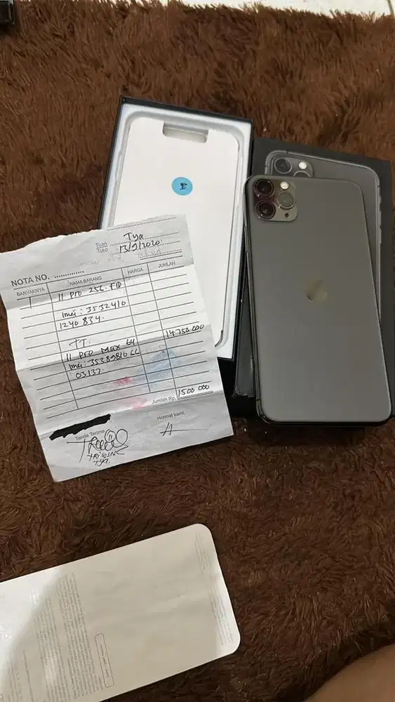 iphone 11 pro max 64gb fulset inter whitelist