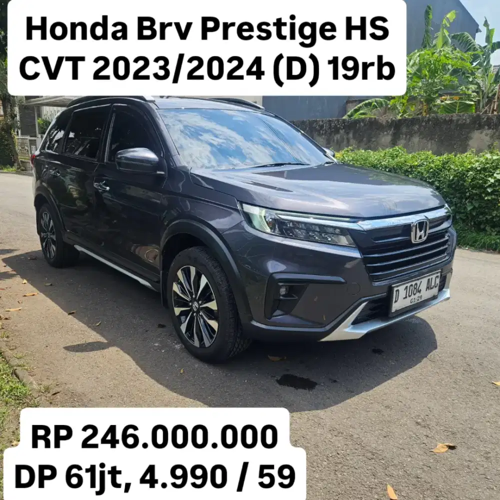 Antik KM 19rb.. Honda Brv Prestige Sensing 23/24 (D)