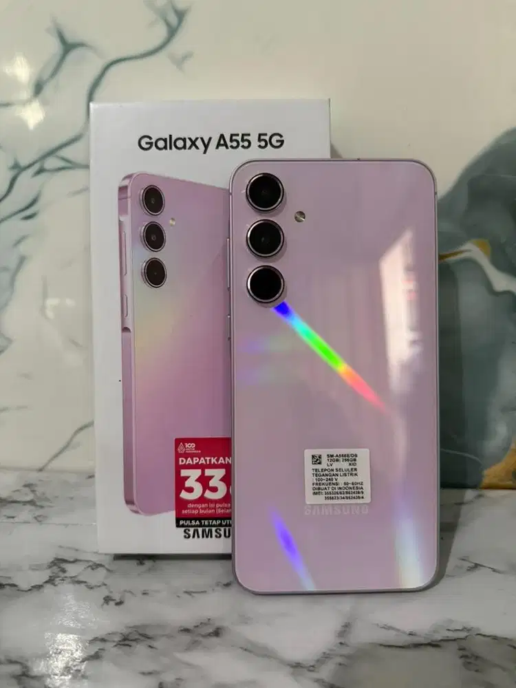 Samsung A55 5G 12/256GB like new super mulus seperti baru