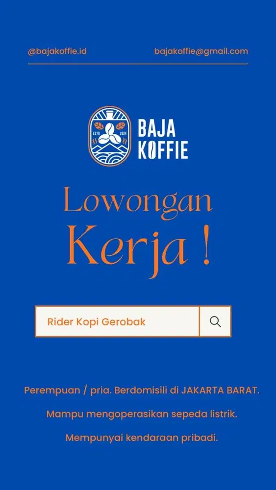 DICARI!!! DRIVER KOPI KELILING