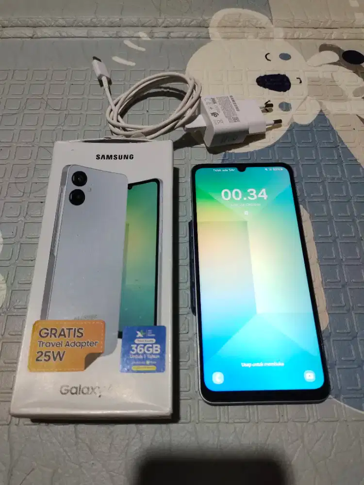 Samsung a06 4+4/128gb bekas pakai