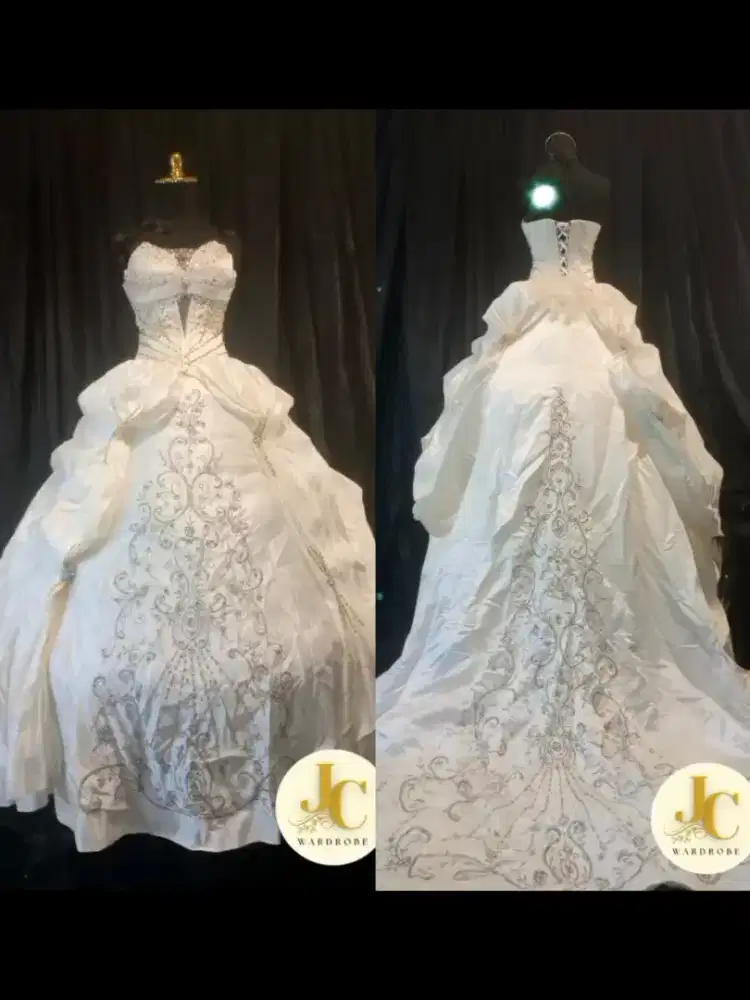 Baju pengantin wedding dress murah second