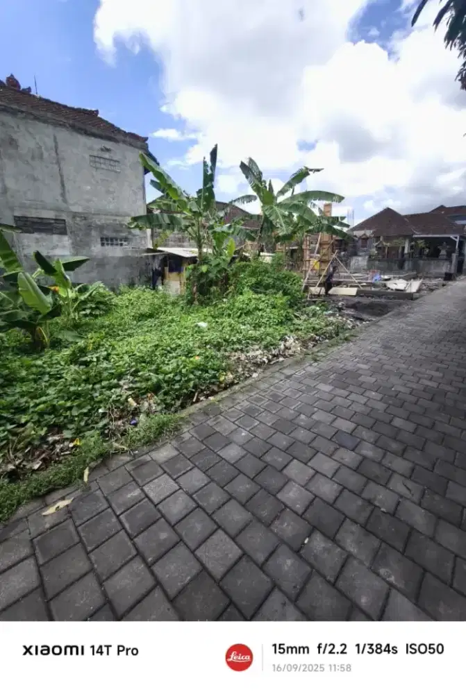 DI JUAL TANAH UKURAN KECIL DI SUBAK DALEM GATSU TENGAH /DENPASAR UTARA