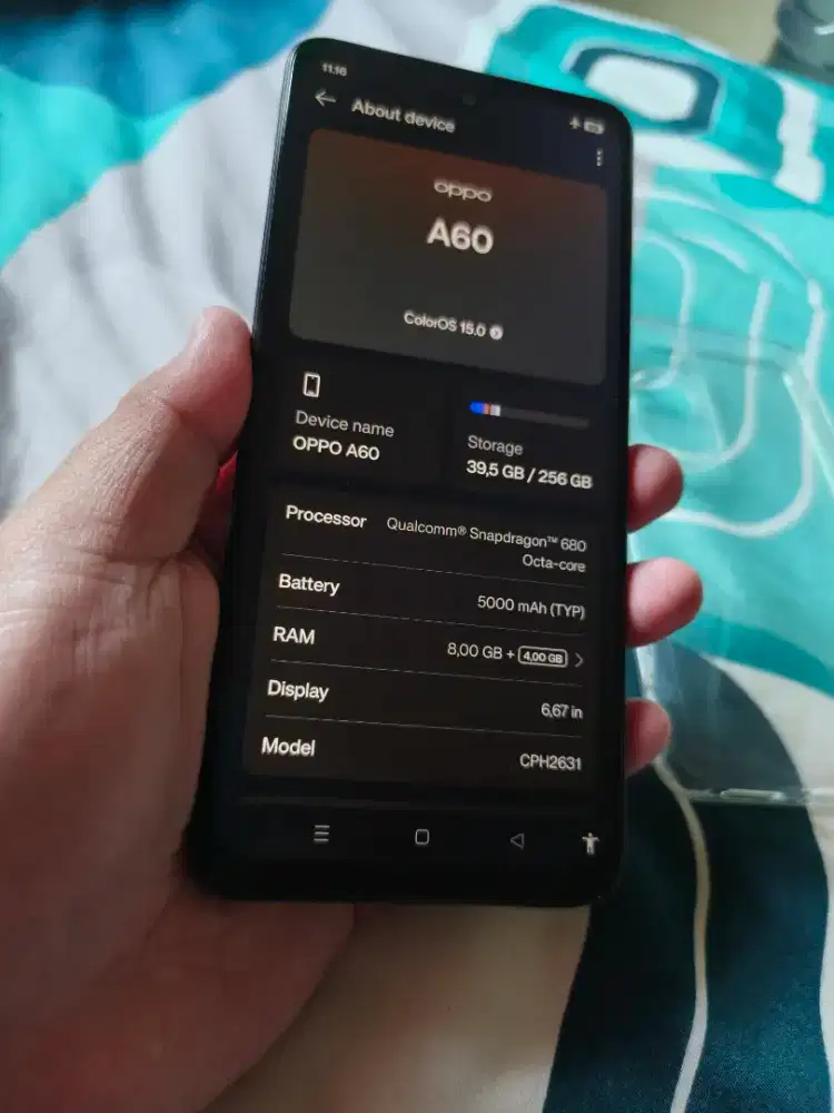 Oppo A60 8/256 Ungu Gelap