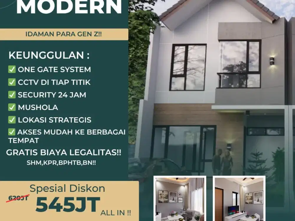 Rumah Modern Gaya Kekinian