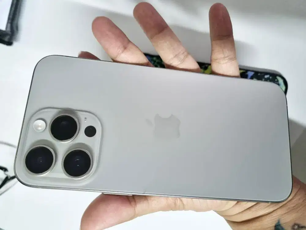 iPhone 15 Pro Max 256gb Second Natural Titanium Garansi Digimap